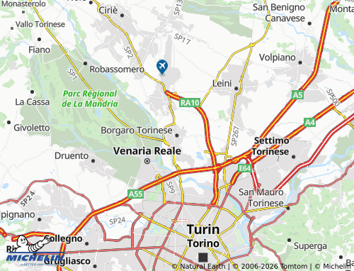 Mappa MICHELIN Borgaro Torinese - ViaMichelin