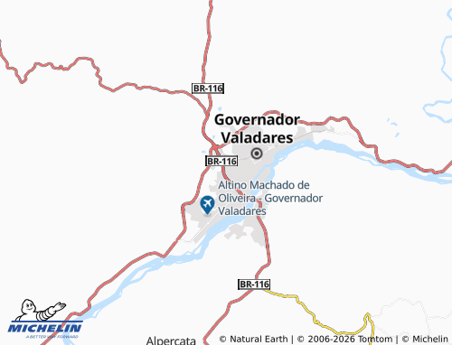 MICHELIN Mãe de Deus map - ViaMichelin