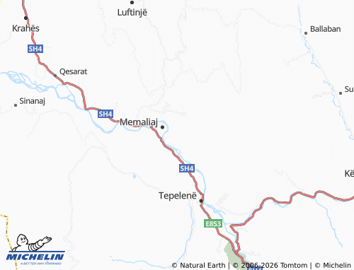 Mappa MICHELIN Kallëmb - ViaMichelin