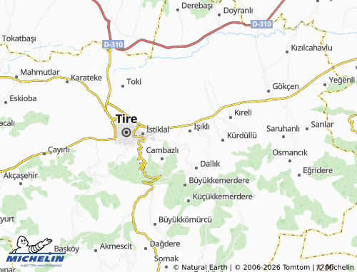 MICHELIN Boynuyoğun map - ViaMichelin