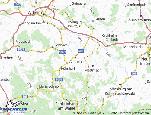 MICHELIN Aspach map - ViaMichelin