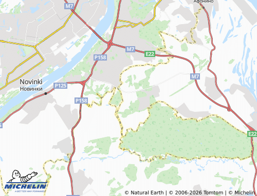 MICHELIN-Landkarte Kozlovka - ViaMichelin