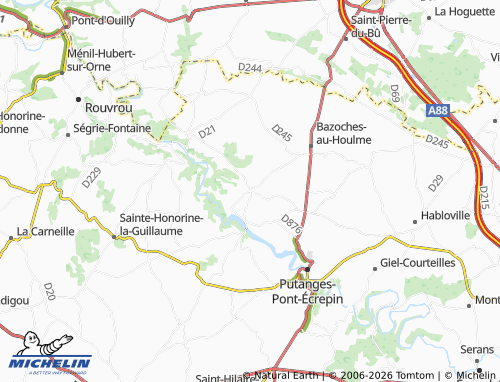 Mapa MICHELIN Rabodanges - ViaMichelin