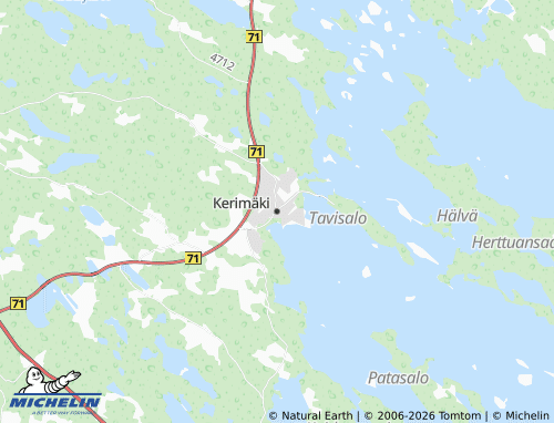 Carte MICHELIN Kerimäki - ViaMichelin