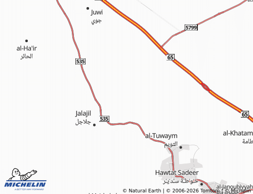 Carte MICHELIN Qari al-Tuwaym - ViaMichelin