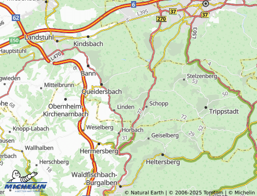 MICHELIN Krickenbach map - ViaMichelin