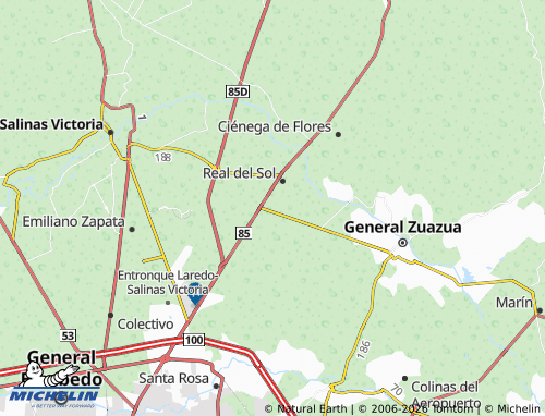 Mappa MICHELIN Fraccionamiento Cerrada de Vendanova - ViaMichelin
