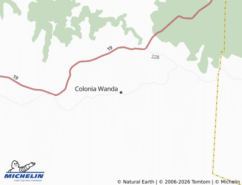 MICHELIN-Landkarte Colonia Wanda - ViaMichelin