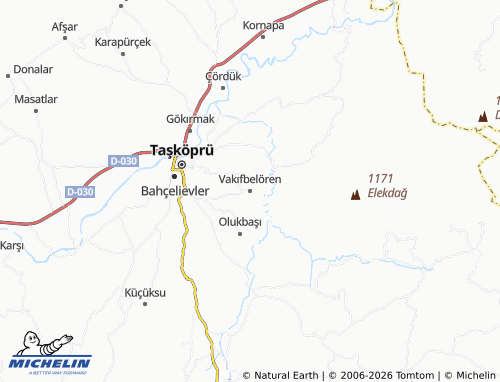 Mappa MICHELIN Vakıfbelören - ViaMichelin