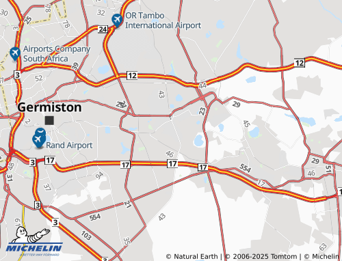 MICHELIN Boksburg East Extension 14 map - ViaMichelin