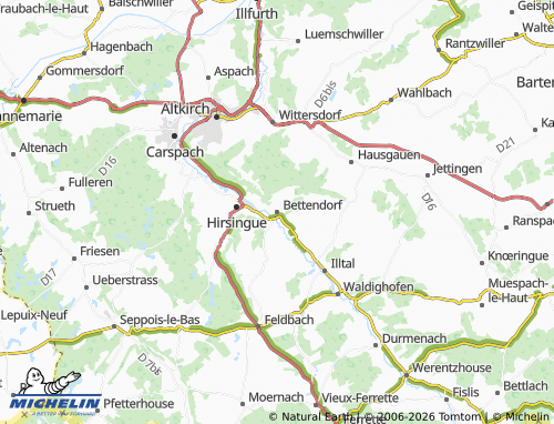 Carte MICHELIN Bettendorf - ViaMichelin