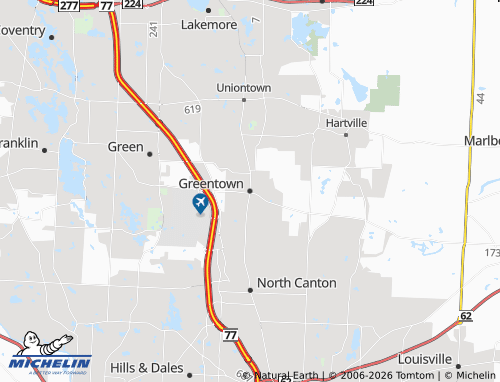 Mappa MICHELIN Greentown - ViaMichelin