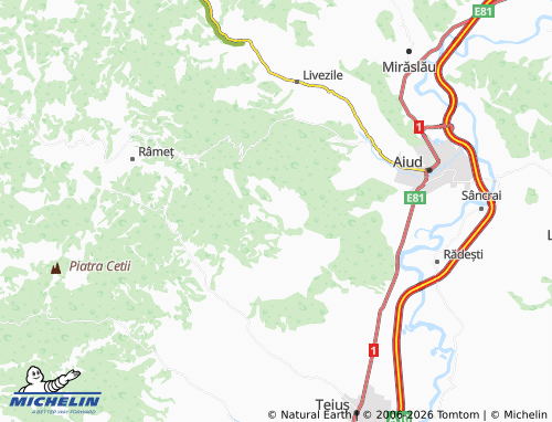 Mapa MICHELIN Gârbova De Sus - ViaMichelin