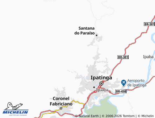 Mapa MICHELIN Pedra Branca - ViaMichelin