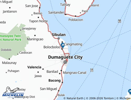 MICHELIN Agan-An map - ViaMichelin
