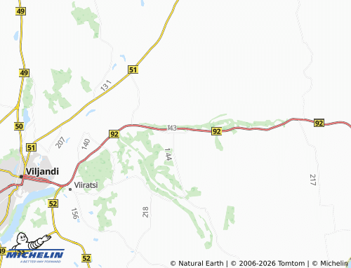 Mappa MICHELIN Uusna - ViaMichelin