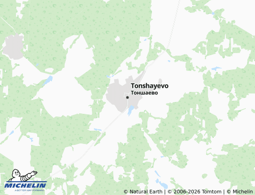 MICHELIN-Landkarte Tonshayevo - ViaMichelin