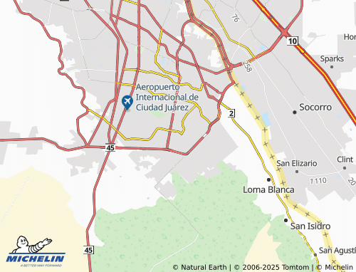 MICHELIN Villas de Salvacar map - ViaMichelin