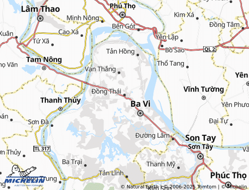 MICHELIN Đồng Thái map - ViaMichelin