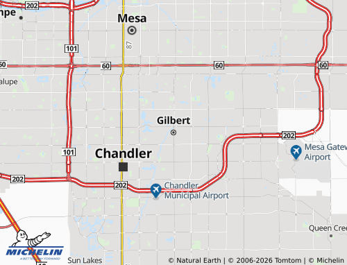 Mapa MICHELIN Gilbert - ViaMichelin