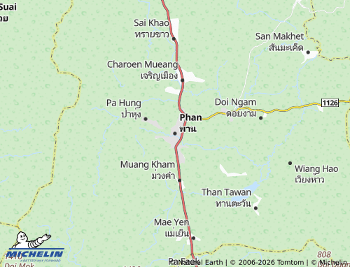 Mapa MICHELIN Phan - ViaMichelin