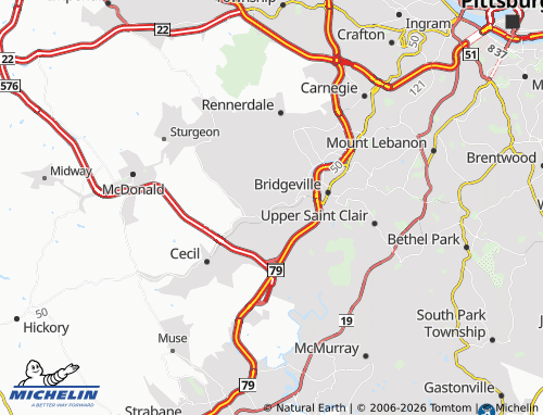 Mappa MICHELIN Morgan - ViaMichelin