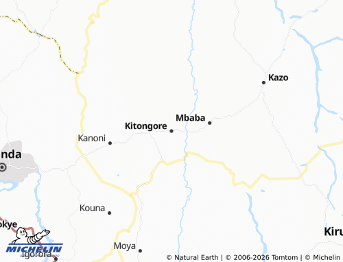 MICHELIN-Landkarte Kitongore - ViaMichelin