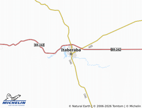 MICHELIN Itaberaba map - ViaMichelin