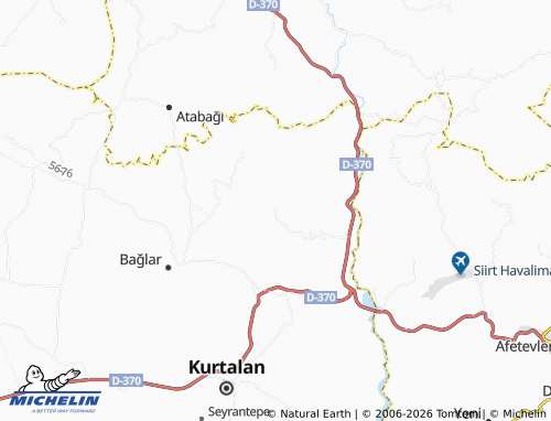 Kaart MICHELIN Tütün - ViaMichelin
