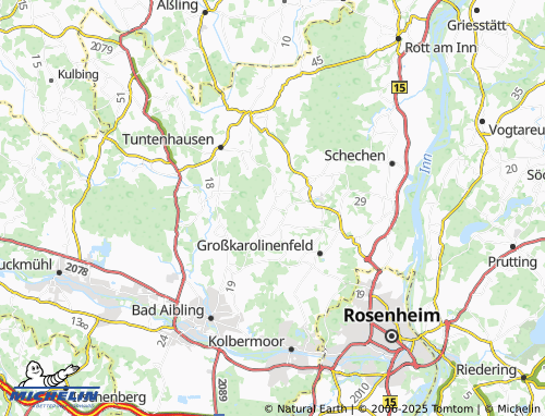 MICHELIN-Landkarte Ester - ViaMichelin