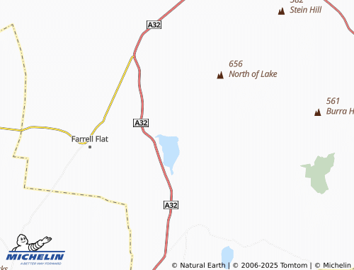 MICHELIN Porter Lagoon map - ViaMichelin