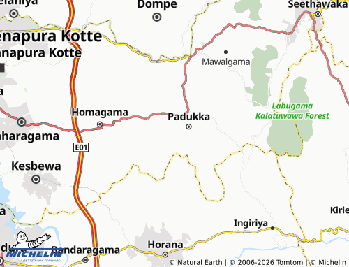 Mappa MICHELIN Liyanwala - ViaMichelin