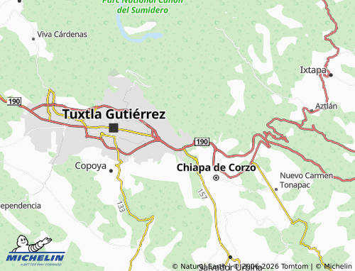 MICHELIN Independencia 2000 map - ViaMichelin