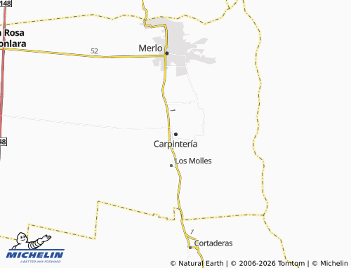 MICHELIN-Landkarte Carpintería - ViaMichelin