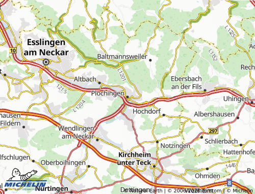 Mapa MICHELIN Plochingen - ViaMichelin