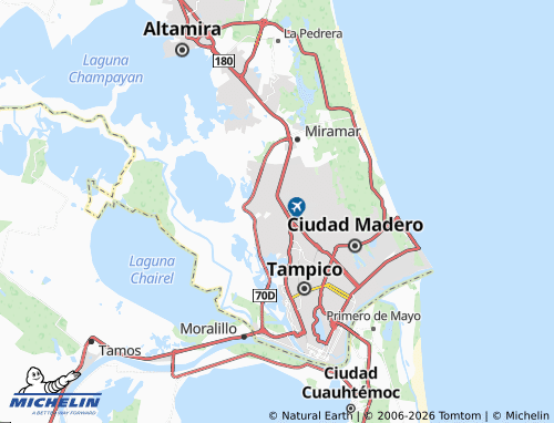 MICHELIN Alejandra map - ViaMichelin