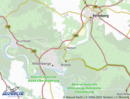 MICHELIN Weisen map - ViaMichelin