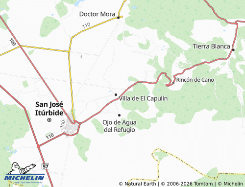 Mappa MICHELIN La Cruz - ViaMichelin
