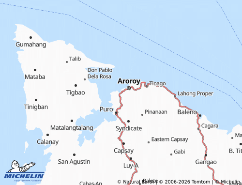 MICHELIN Talabaan map - ViaMichelin