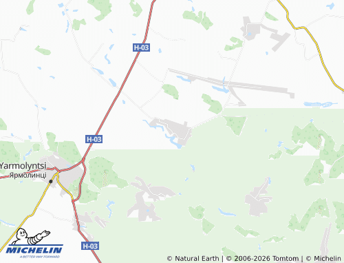 Mapa MICHELIN Sharivka - ViaMichelin