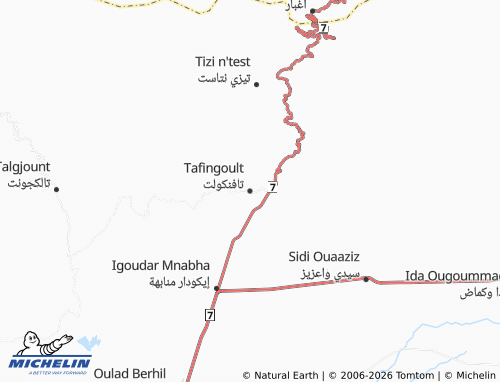 Mappa MICHELIN Tafinkoult - ViaMichelin