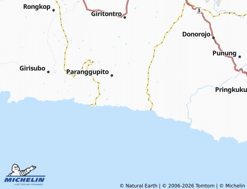 MICHELIN Gudangharjo map - ViaMichelin