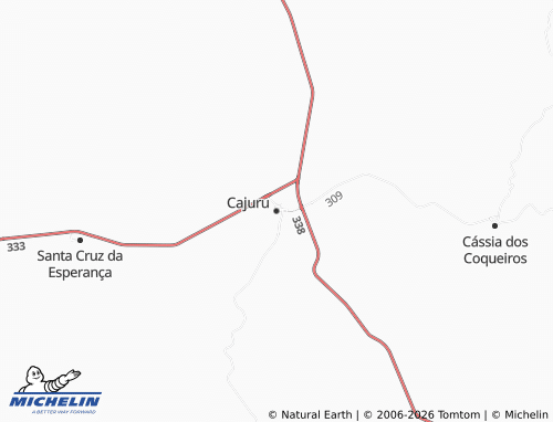 Mapa MICHELIN Cajuru - ViaMichelin