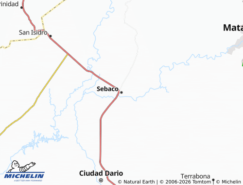 Mappa MICHELIN Sebaco - ViaMichelin