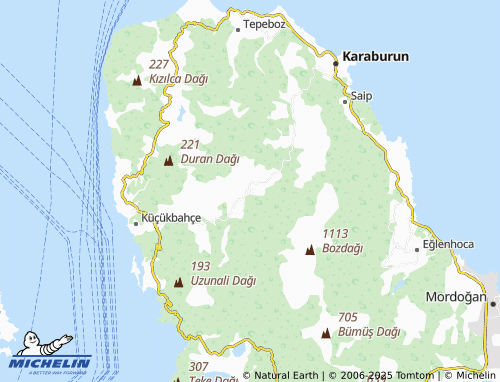 MICHELIN Yayla map - ViaMichelin