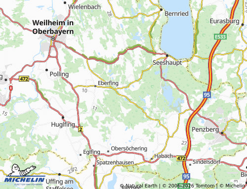 Mapa MICHELIN Stadel - ViaMichelin
