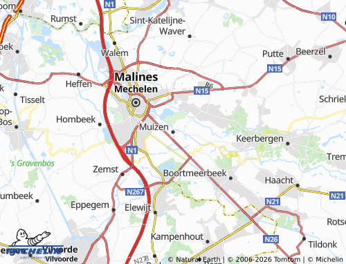 Mappa MICHELIN Muizen - ViaMichelin