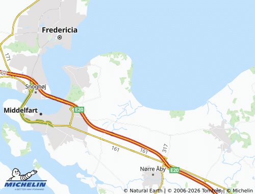 MICHELIN-Landkarte Lerbjerg - ViaMichelin