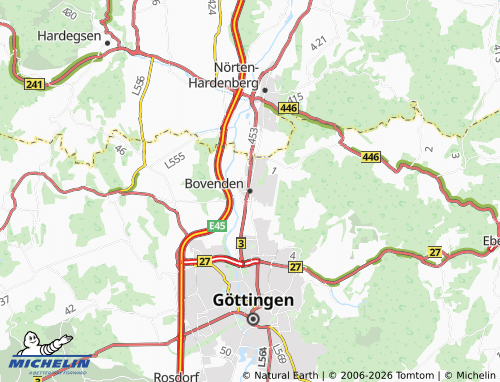 MICHELIN-Landkarte Bovenden - ViaMichelin
