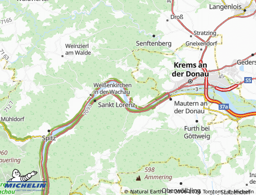 MICHELIN Dürnstein map - ViaMichelin